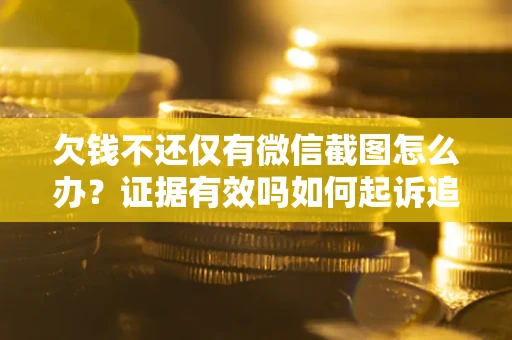武汉欠钱不还仅有微信截图怎么办？证据有效吗如何起诉追回欠款？