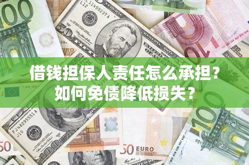 武汉借钱担保人责任怎么承担？如何免债降低损失？