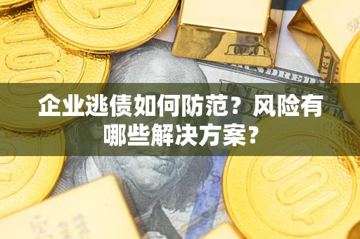 武汉企业逃债如何防范？风险有哪些解决方案？