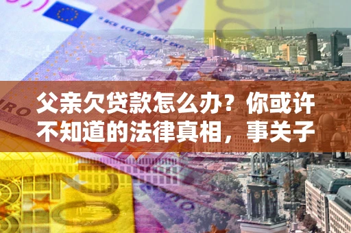 武汉父亲欠贷款怎么办？你或许不知道的法律真相，事关子女未来