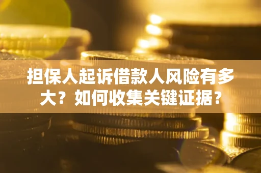 武汉担保人起诉借款人风险有多大？如何收集关键证据？