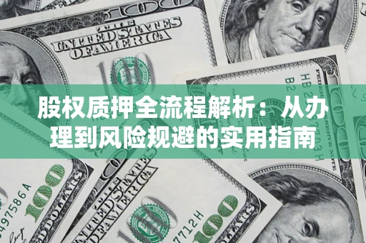 武汉股权质押全流程解析：从办理到风险规避的实用指南