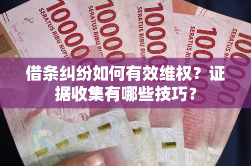 武汉借条纠纷如何有效维权？证据收集有哪些技巧？
