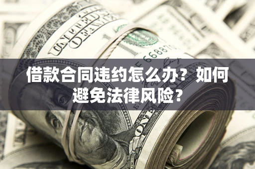 武汉借款合同违约怎么办？如何避免法律风险？