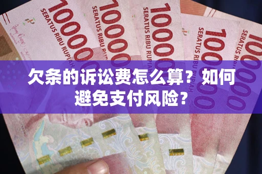 武汉欠条的诉讼费怎么算？如何避免支付风险？