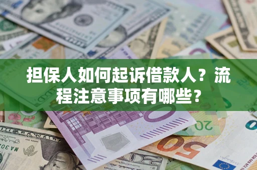 武汉担保人如何起诉借款人？流程注意事项有哪些？